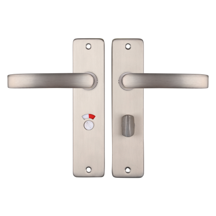 Starx Blok deurkruk op schild 180x41mm WC57/5 Aluminium F9