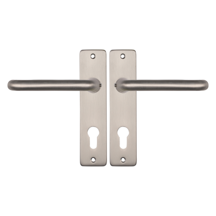 Starx Coupe deurkruk op schild 180x41mm PC72 Aluminium F9