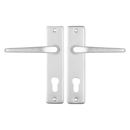 Starx Duim deurkruk op schild 180x41mm PC72 Aluminium F1