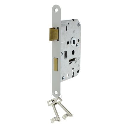 Starx Kamerdeurslot Wit Gelakt BB56 Doornmaat 50mm