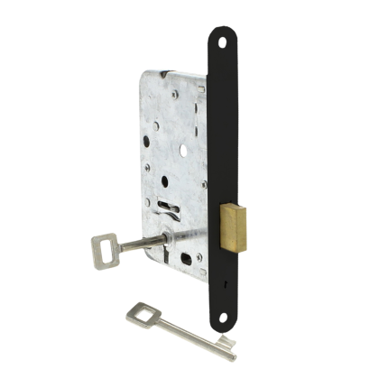 Starx Kastslot Zwart Gelakt Doornmaat 50mm