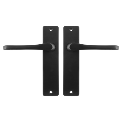 Starx Vlinder deurkruk op schild 180x41mm zwart