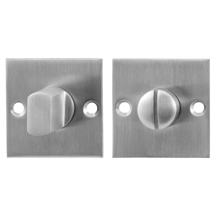 Toiletgarnituur GPF0904.08 50x50x2mm stift 5mm RVS geborsteld