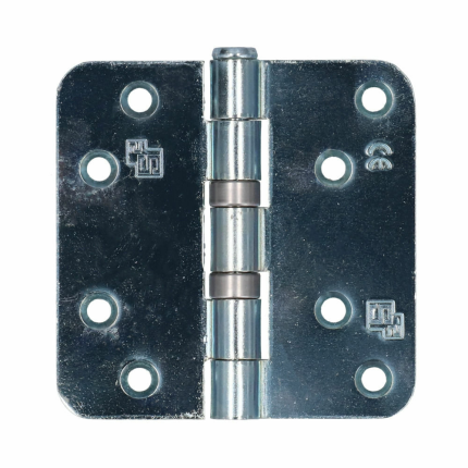 VEILIG Kogellagerscharnier 6512 ronde hoek 89x89mm zilver staal