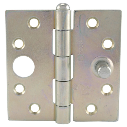 Veiligheids klepscharnier rechte hoek Ivana 76x76 mm