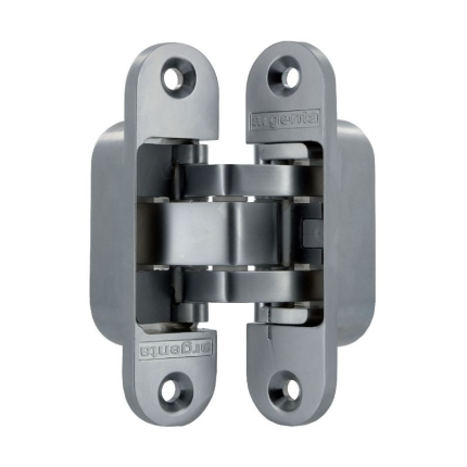Verdekte scharnier Argenta invisible small mat chroom 95x23 mm