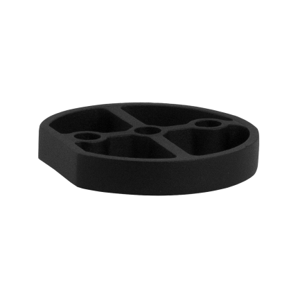 Verhogingsschijf GPF8731.61 10mm zwart
