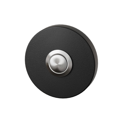 Voordeurbel GPF8827.09 rond 50x8 mm zwart