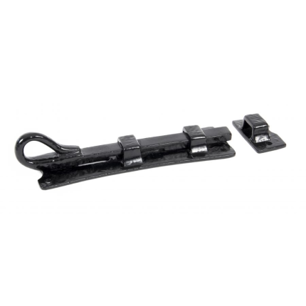 Wardlo deurschuif recht 158x46mm smeedijzer zwart