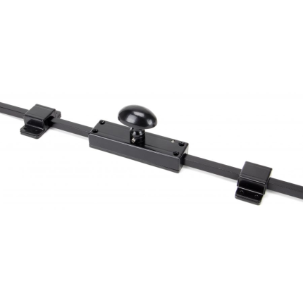 Wardlo espagnolet max 2020mm met ei-knop smeedijzer zwart