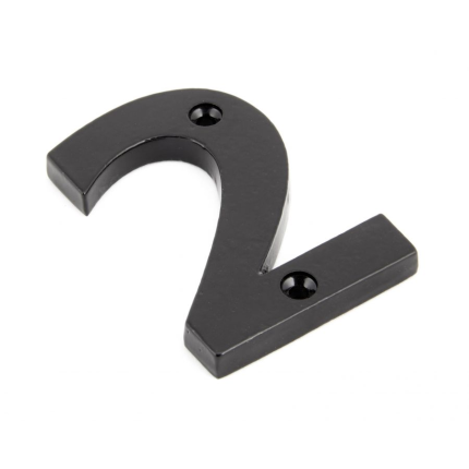Wardlo huisnummer 2/ 78mm smeedijzer zwart