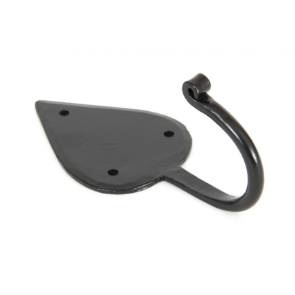 Wardlo kapstokhaak jashaak 119mm smeedijzer zwart