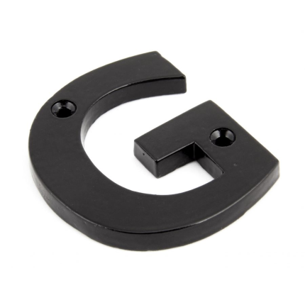 Wardlo letter G/ 78mm smeedijzer zwart