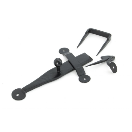 Wardlo loketsluiting 165mm smeedijzer zwart