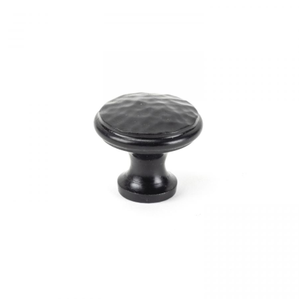 Wardlo meubelknop 30mm smeedijzer zwart