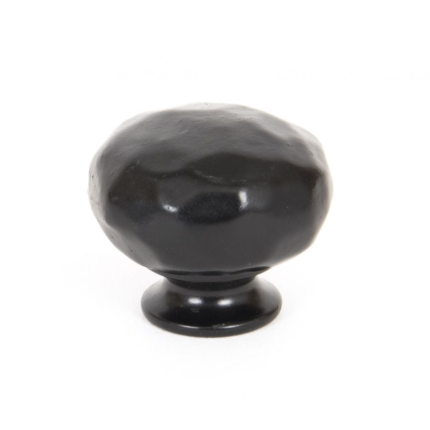 Wardlo meubelknop 33mm smeedijzer zwart