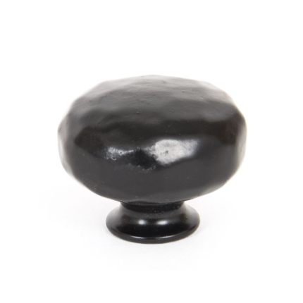 Wardlo meubelknop 38mm smeedijzer zwart