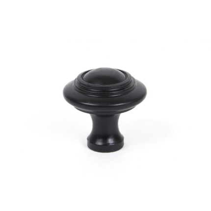 Wardlo meubelknop 38mm zonder rozet smeedijzer zwart