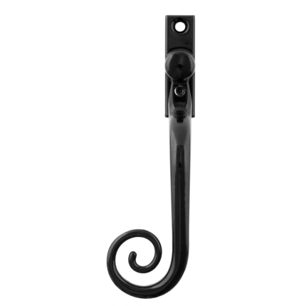 Wardlo raamboom links hendel 124mm smeedijzer zwart