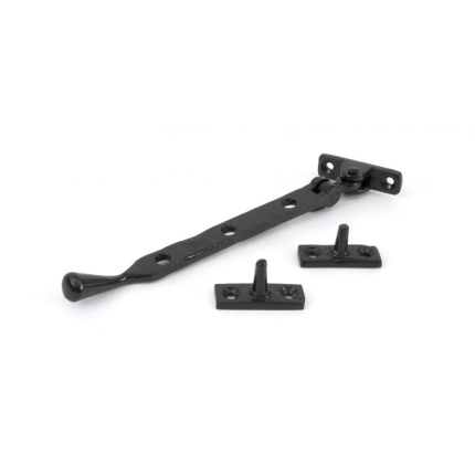 Wardlo raamuitzetter 230mm incl 2 pennen smeedijzer zwart