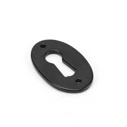 Wardlo sleutelrozet 51x31x2.5mm smeedijzer zwart