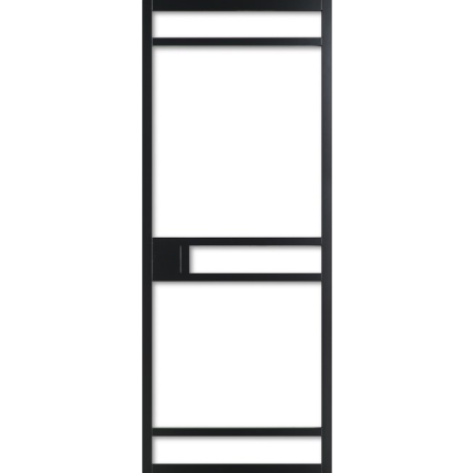 WK6332 schuifdeur industrieel met blank glas