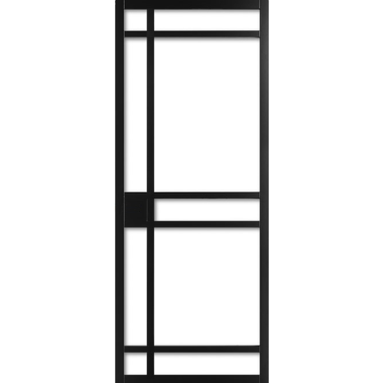 WK6334 schuifdeur industrieel met blank glas