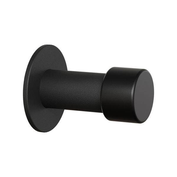 Deurstopper Zwart voor Vloermontage of Wandmontage GPF8733.61