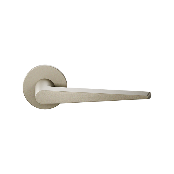 GPF2060.A4.00 Piko deurkruk op ronde rozet Champagne blend, 50x8mm