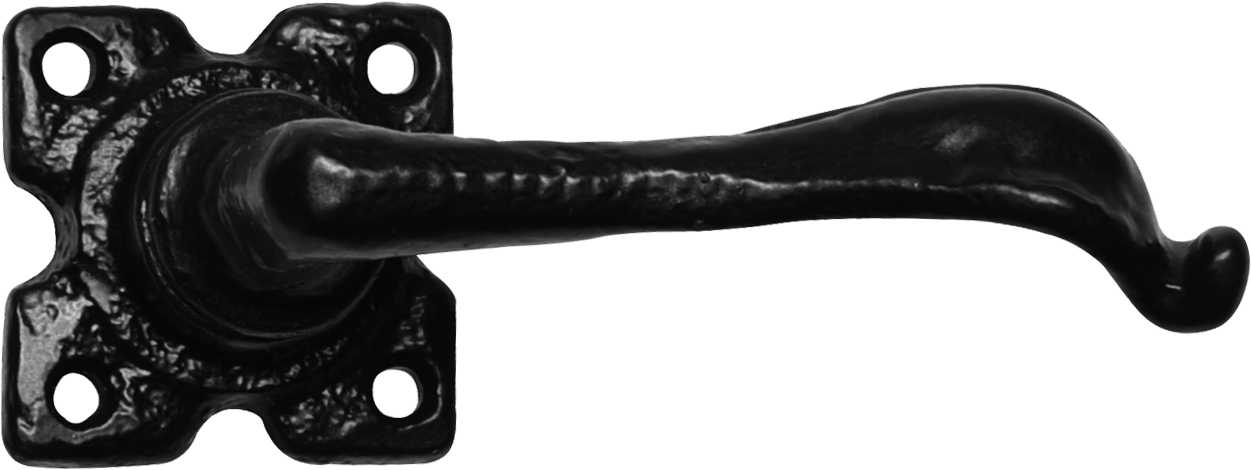 Zwarte deurklink