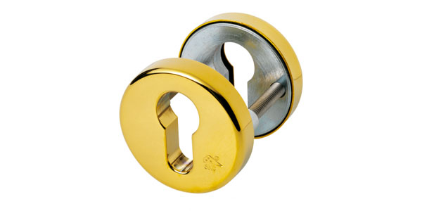 Veiligheidsrozetten messing
