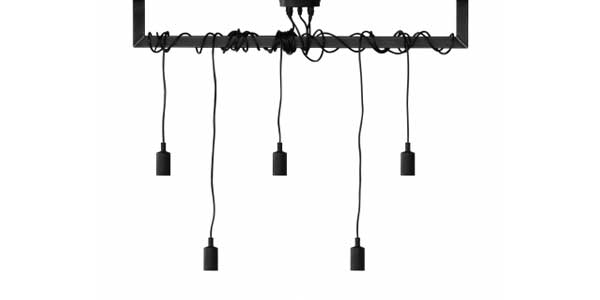 Lampen zwart