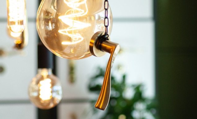 lamp deurbeslag cafe