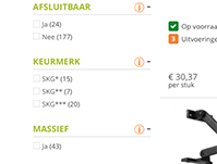 Nieuw: de puntjes op de i van onze filters