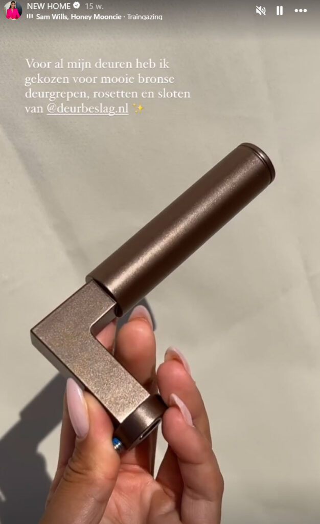 Instagram verhaal van Janice Blok over de Kuri met Bronze Blend